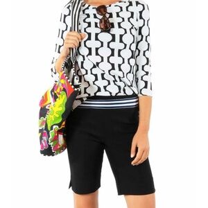 Gretchen Scott Black Shorts “Gripeless” Sz Medium NWT Never worn